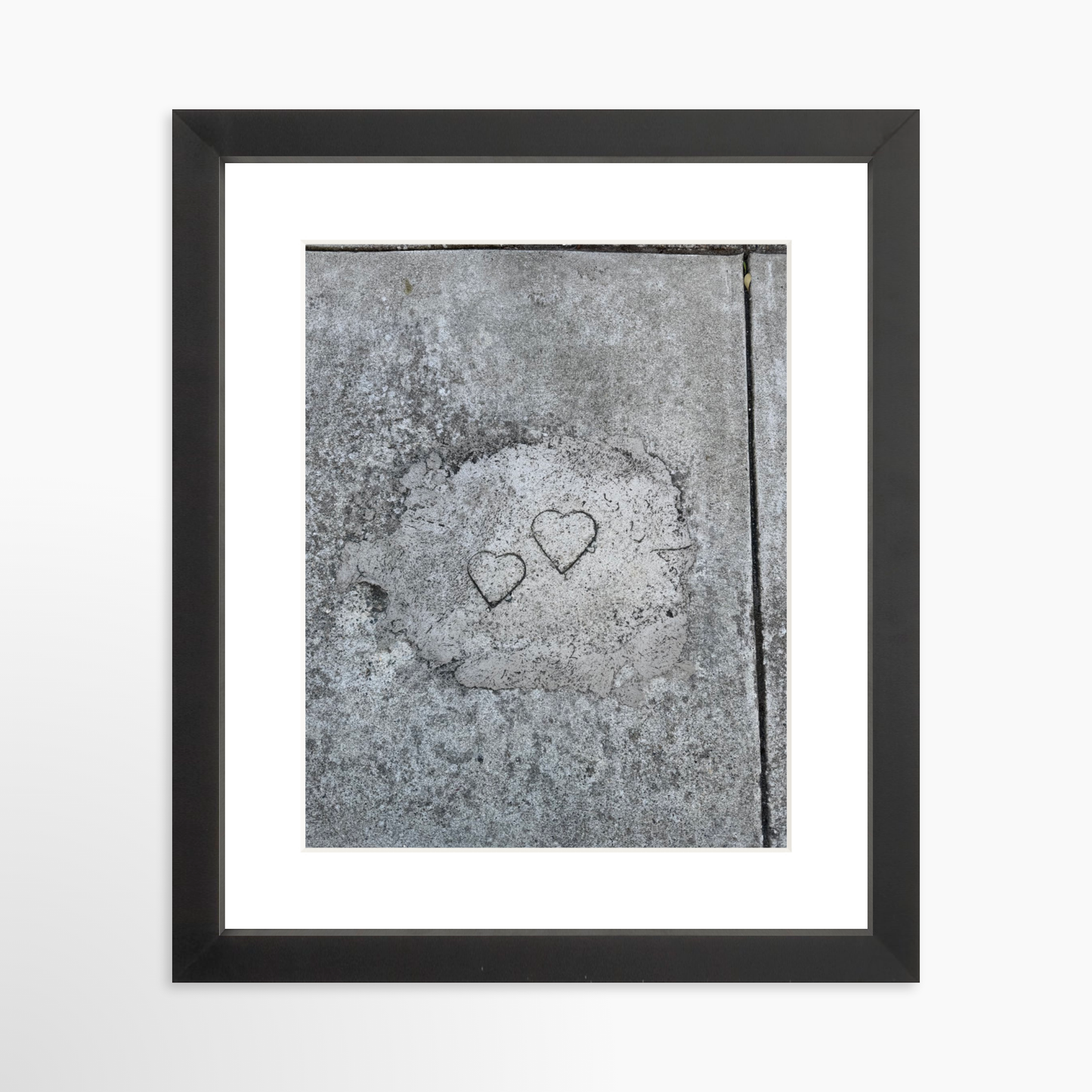 8" x  10" / Black / Mat