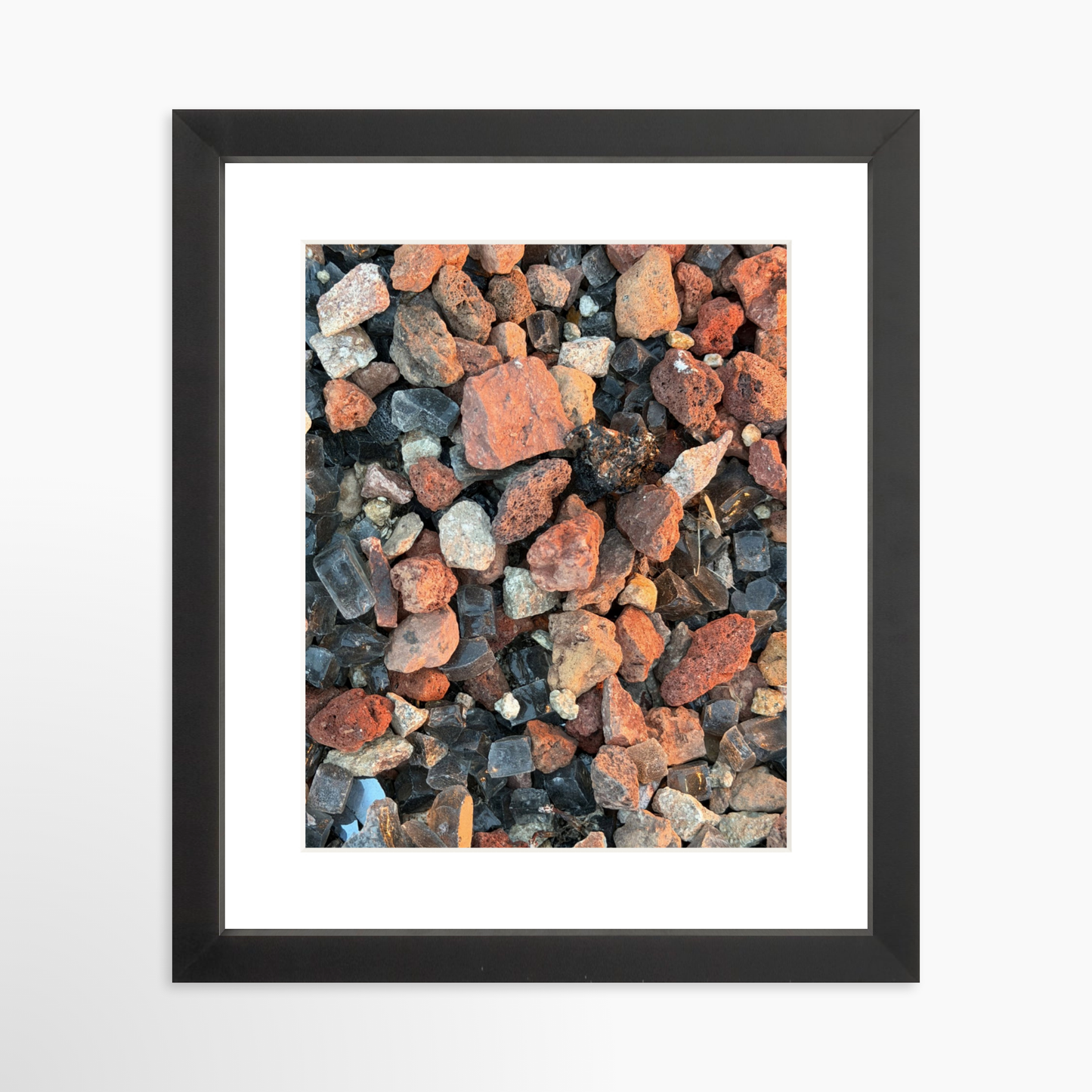 8" x  10" / Black / Mat