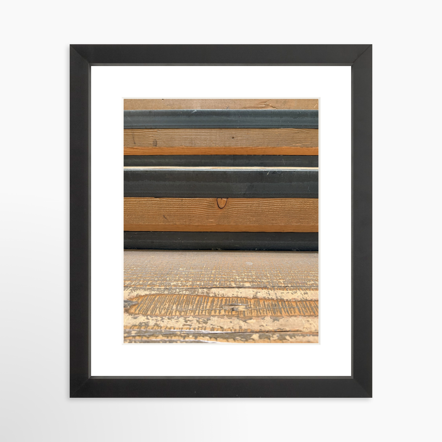 8" x  10" / Black / Mat