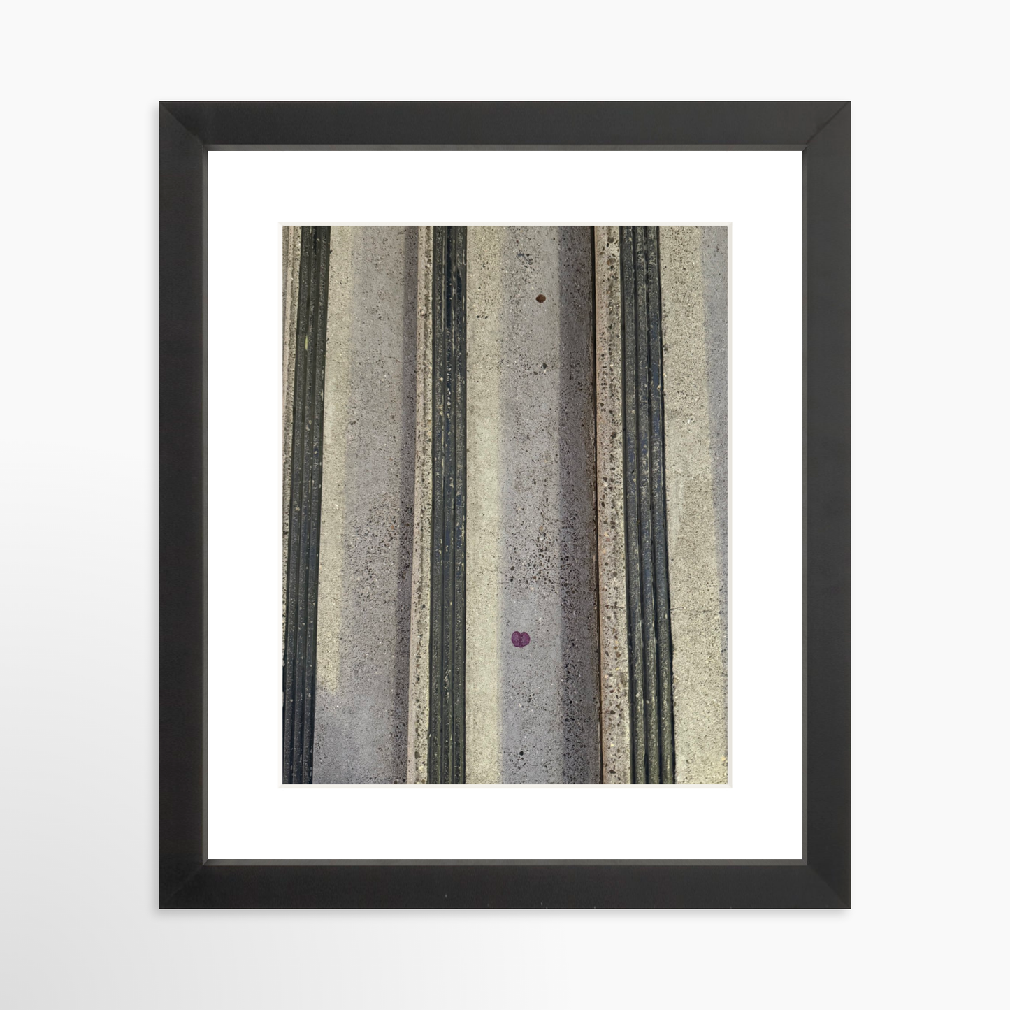 8" x  10" / Black / Mat