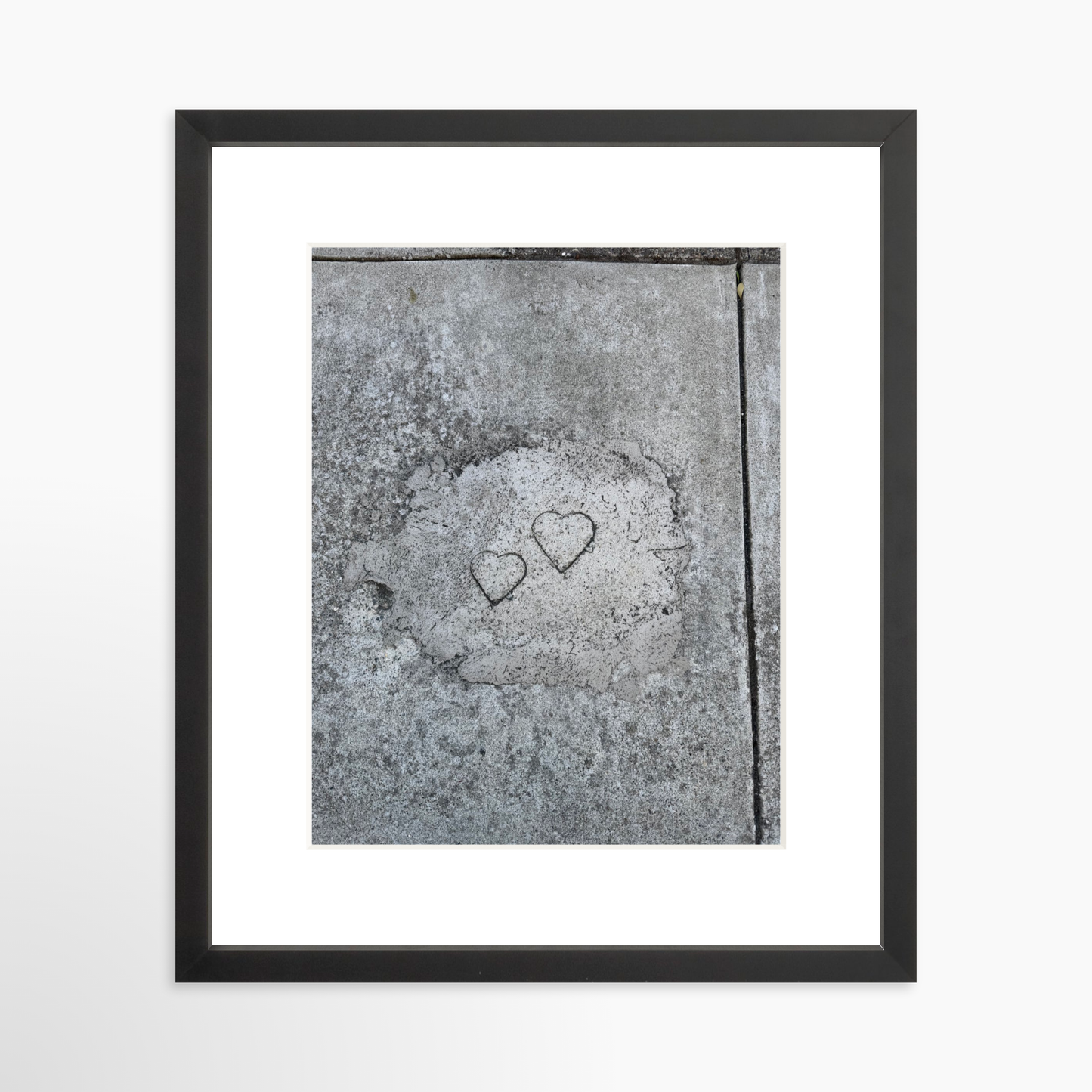 11" x 14" / Black / Mat