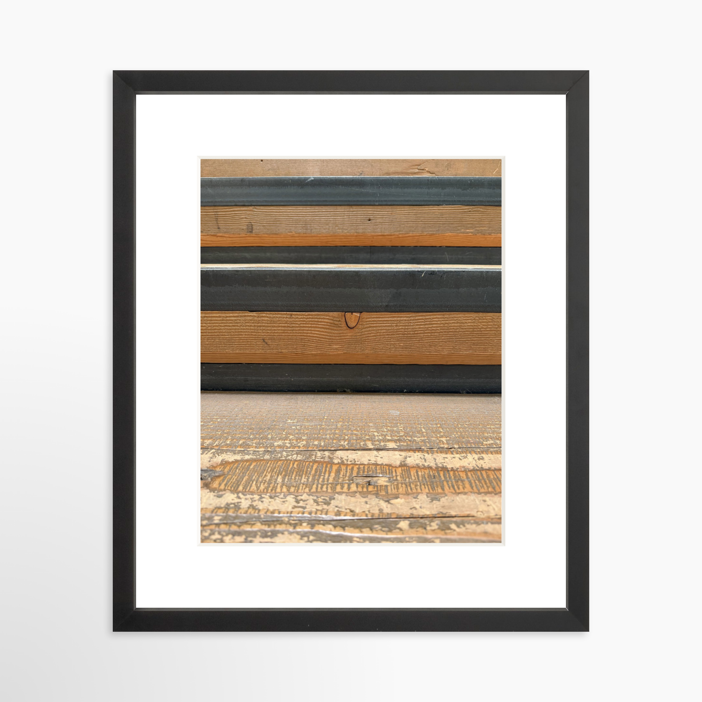 11" x 14" / Black / Mat