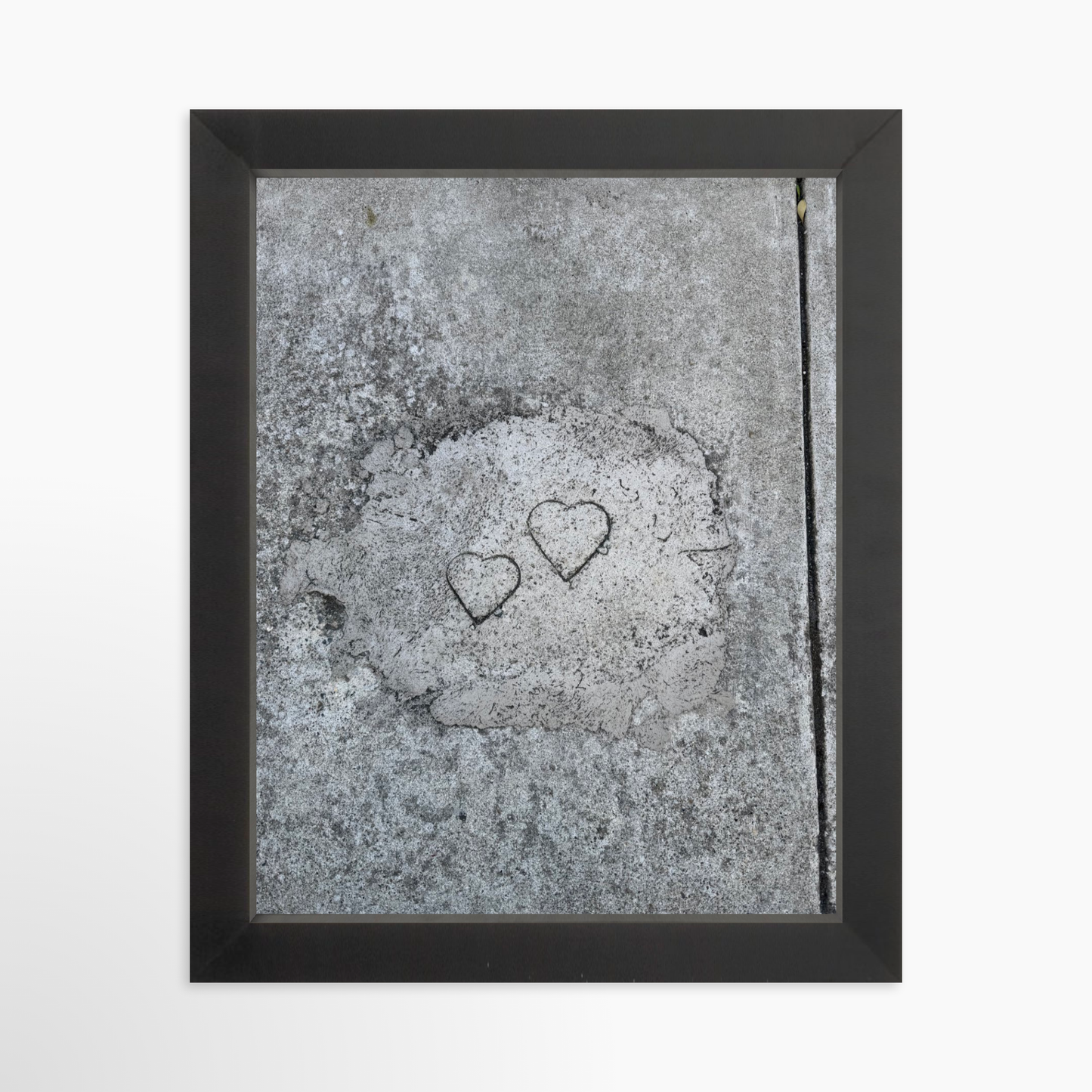 8" x  10" / Black / No Mat