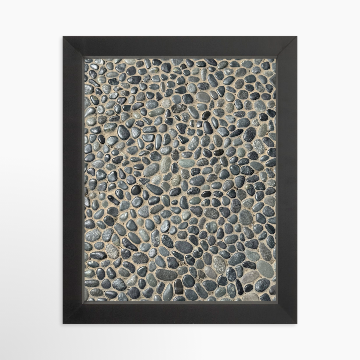8" x  10" / Black / No Mat