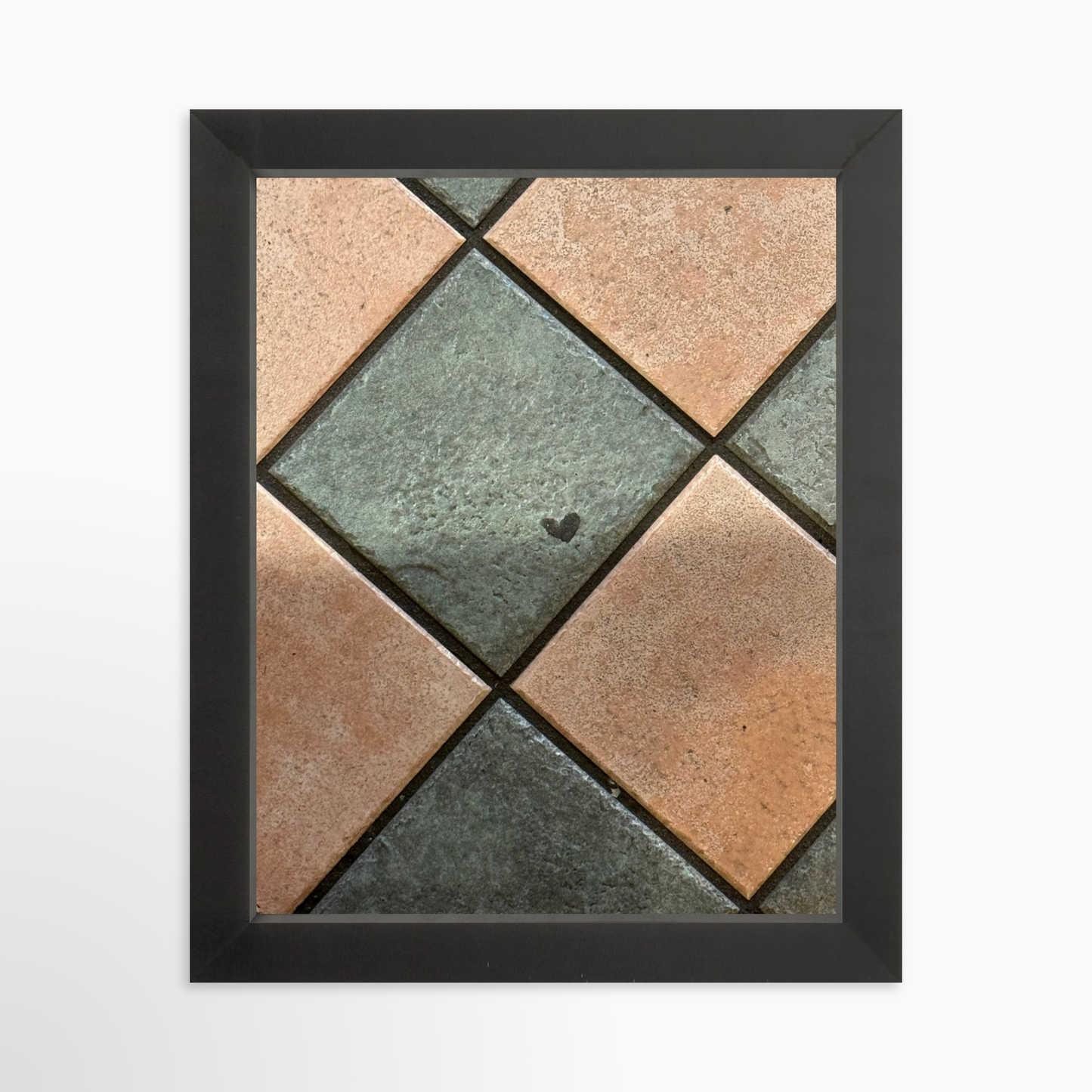 8" x  10" / Black / No Mat