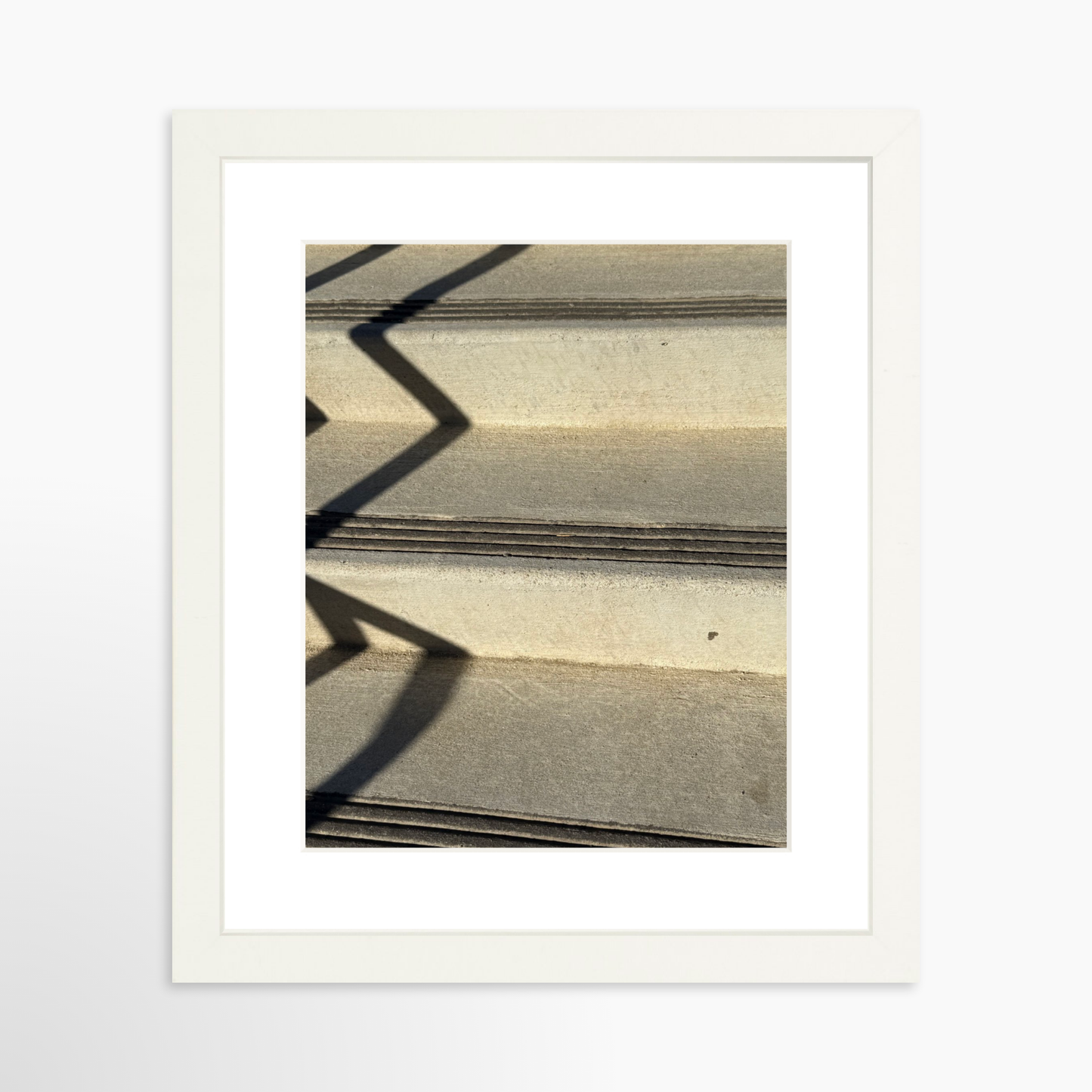 8" x  10" / White / Mat