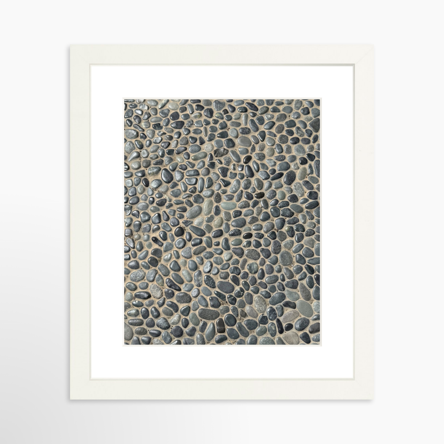 8" x  10" / White / Mat