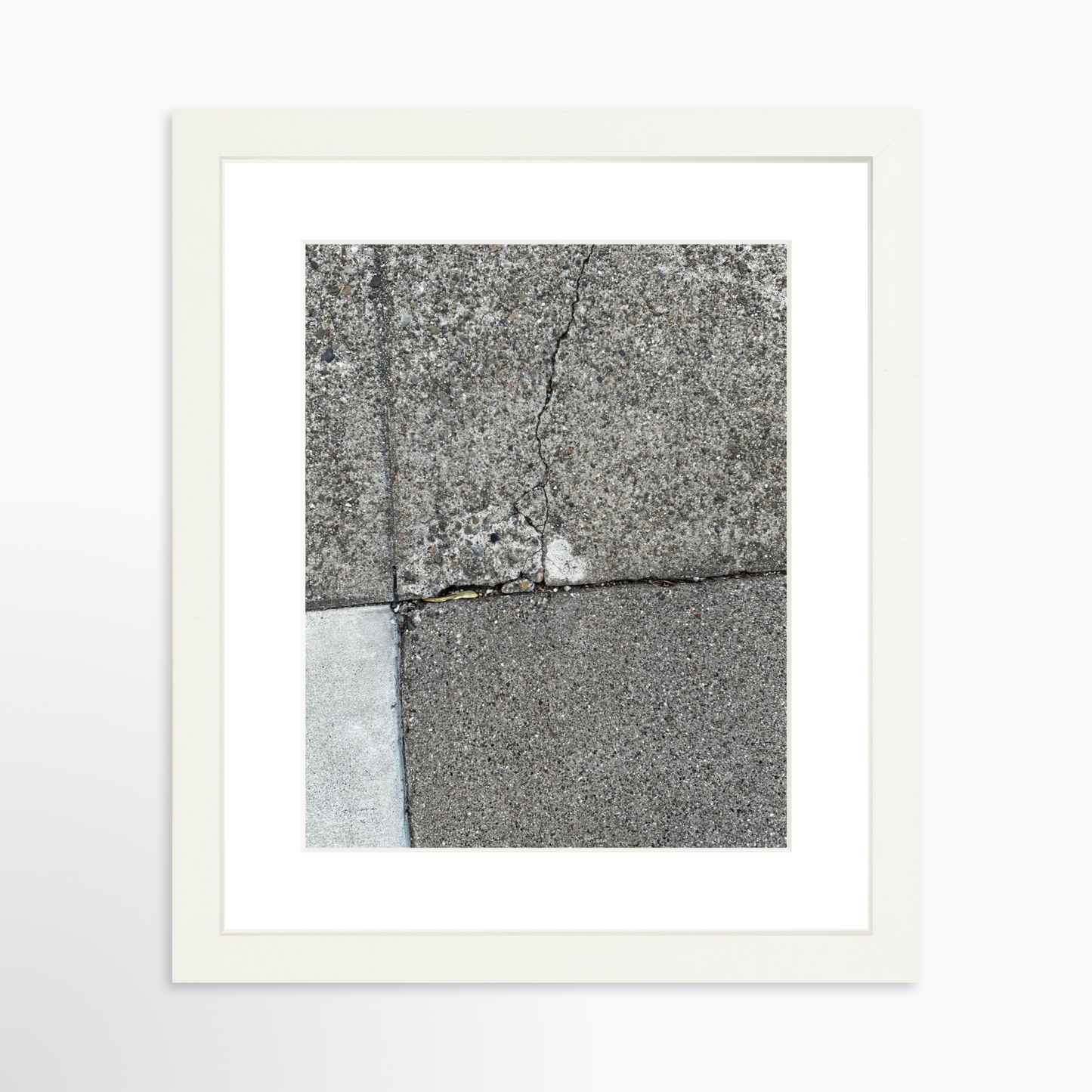 8" x  10" / White / Mat