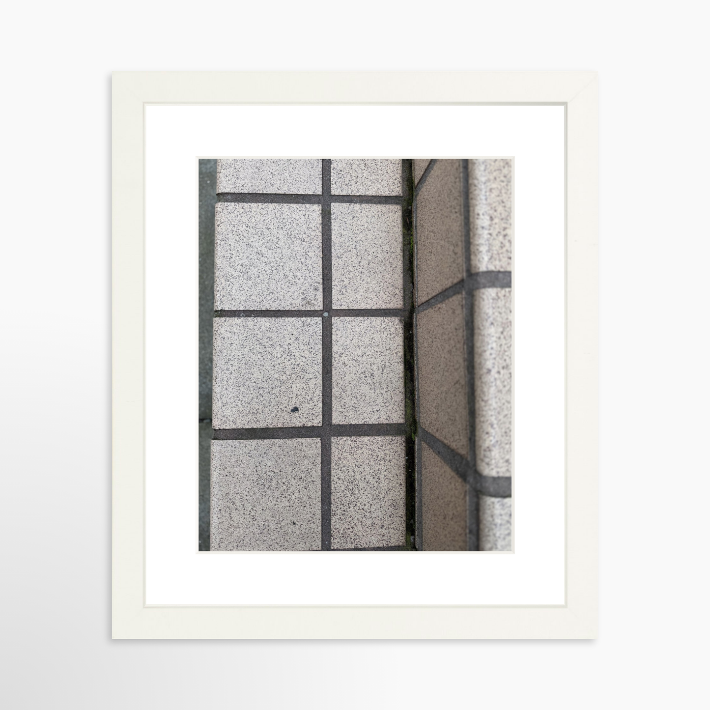 8" x  10" / White / Mat