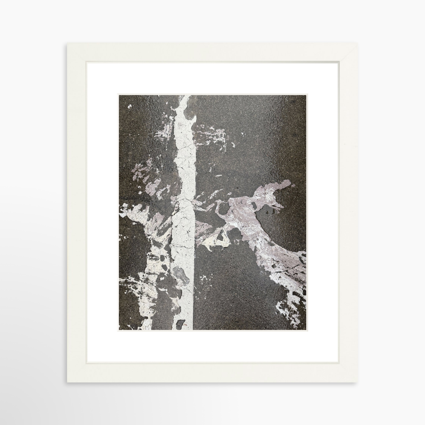 8" x  10" / White / Mat
