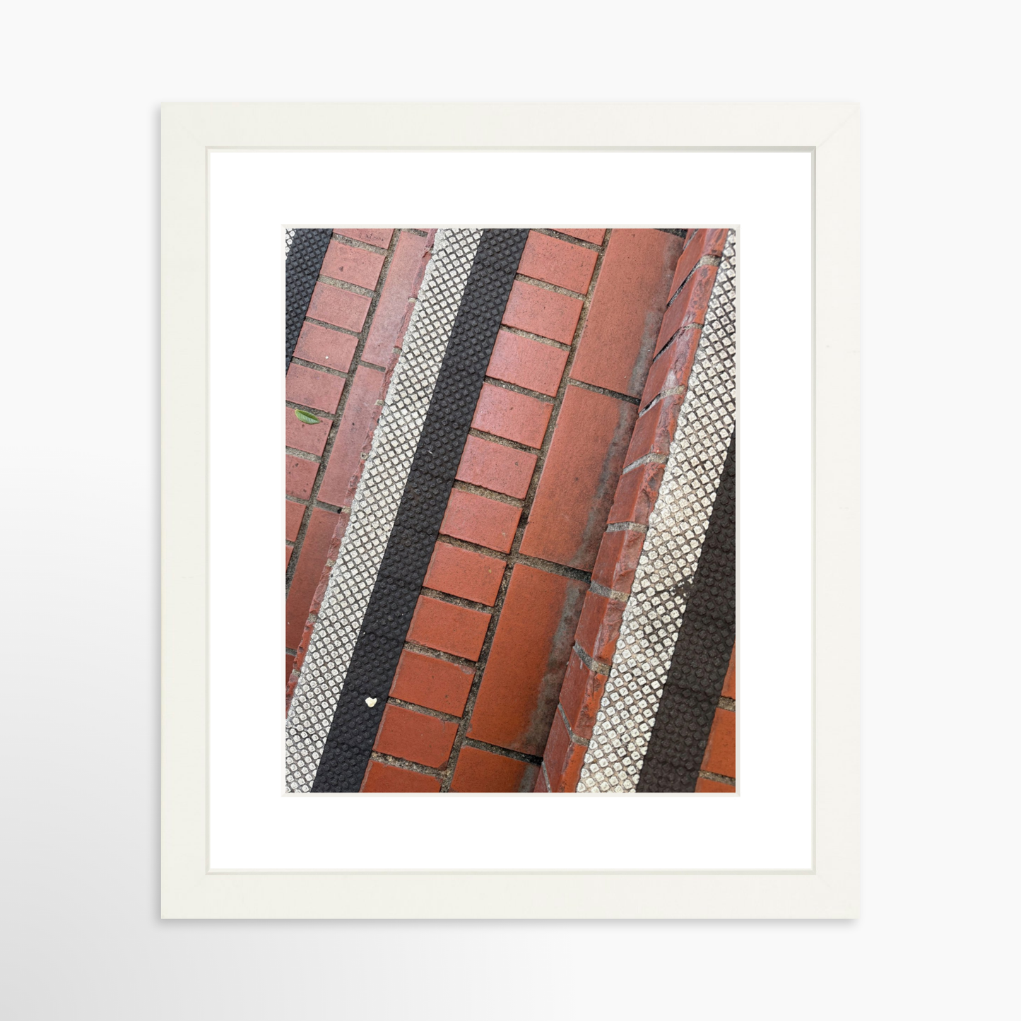 8" x  10" / White / Mat