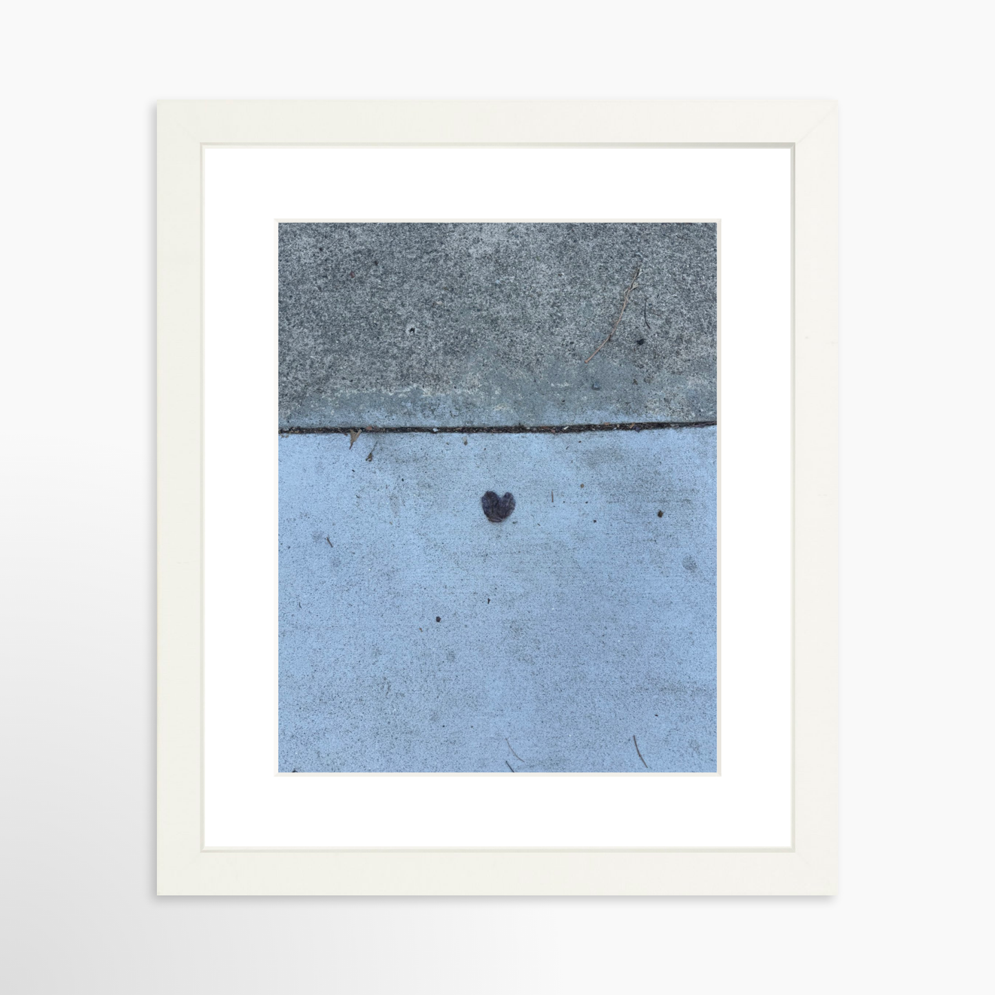 8" x  10" / White / Mat