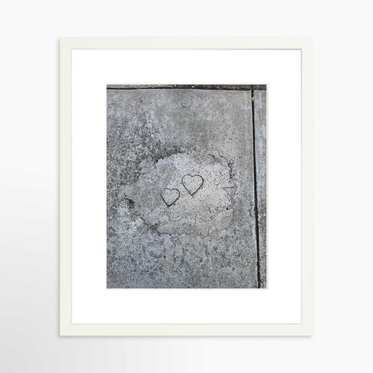 11" x 14" / White / Mat