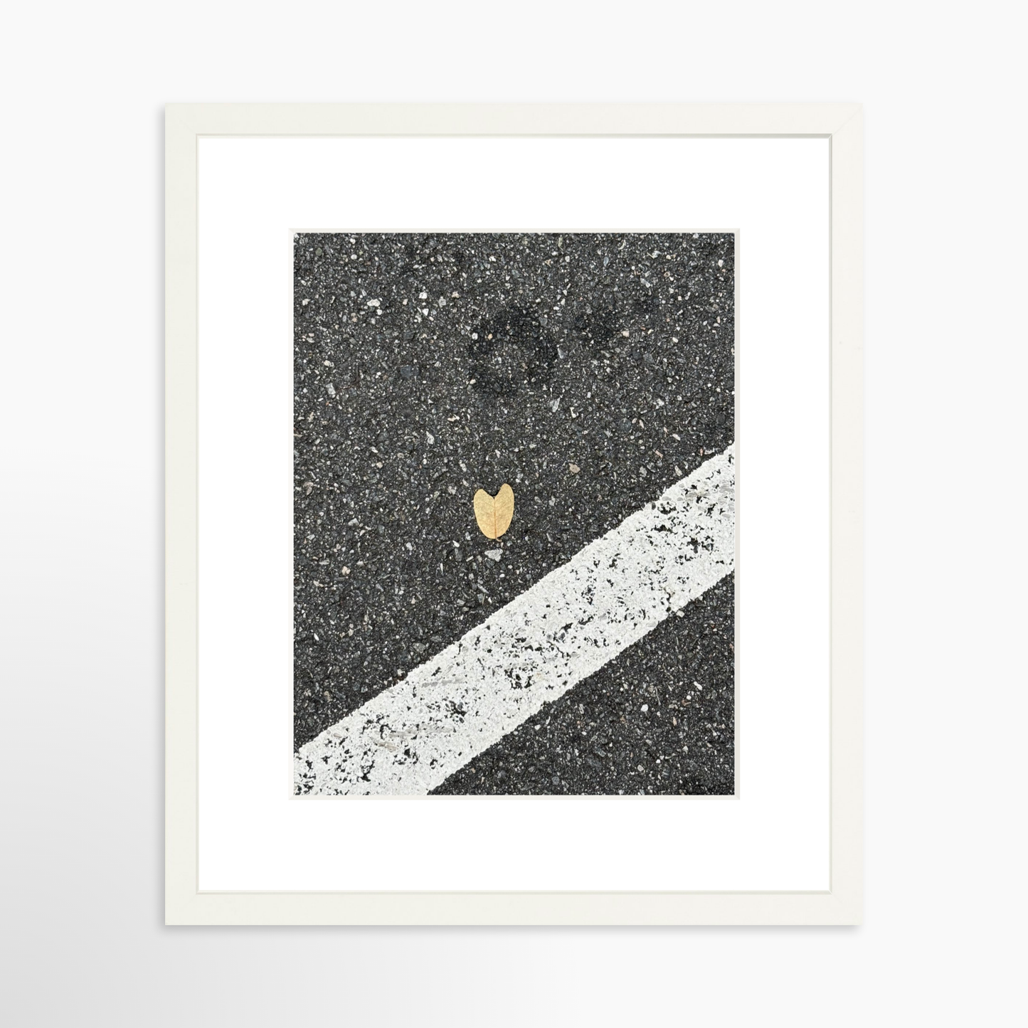 11" x 14" / White / Mat