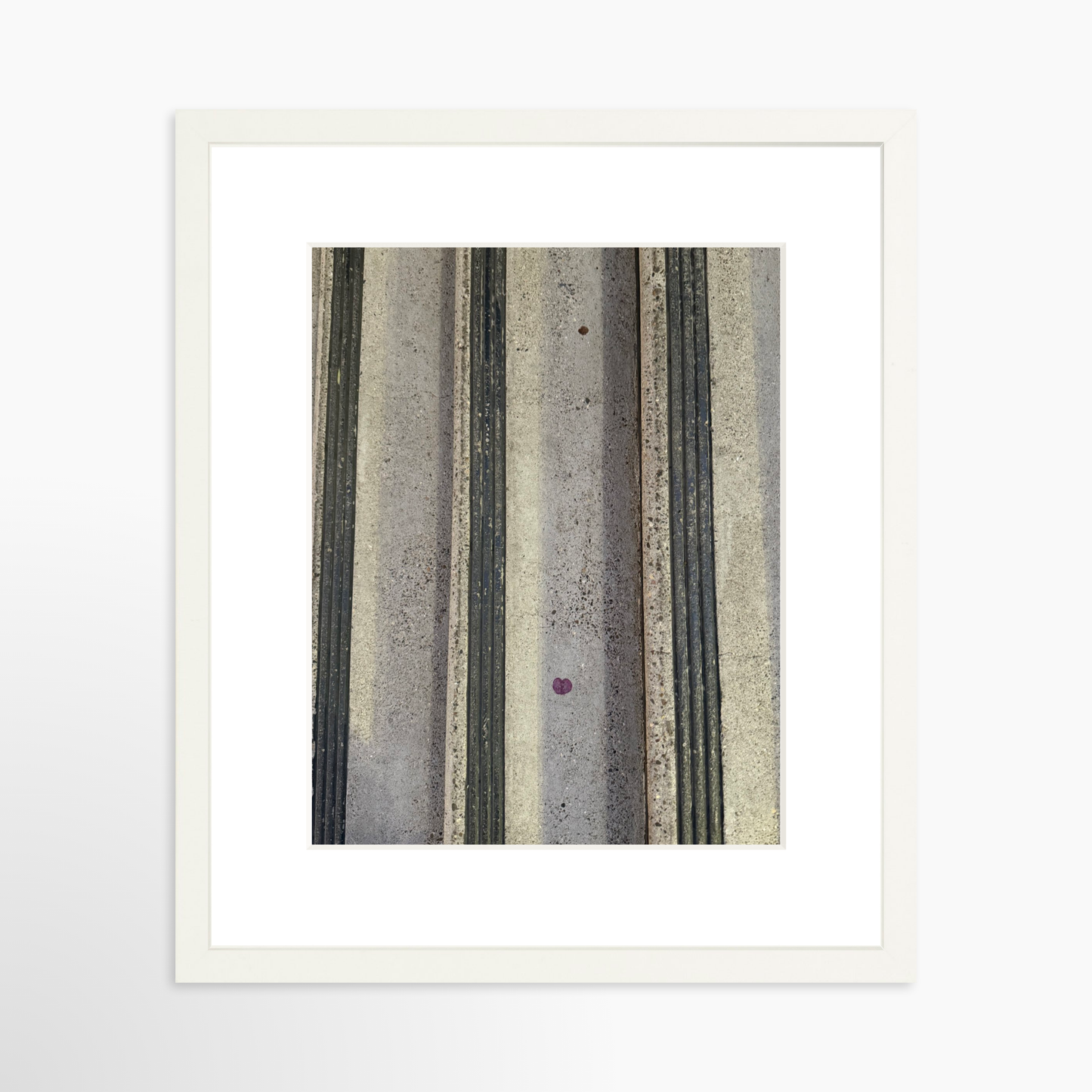 11" x 14" / White / Mat