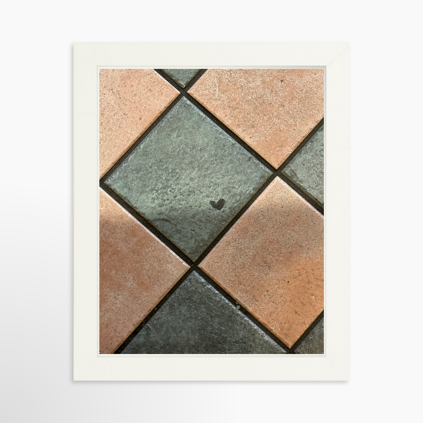 8" x  10" / White / No Mat