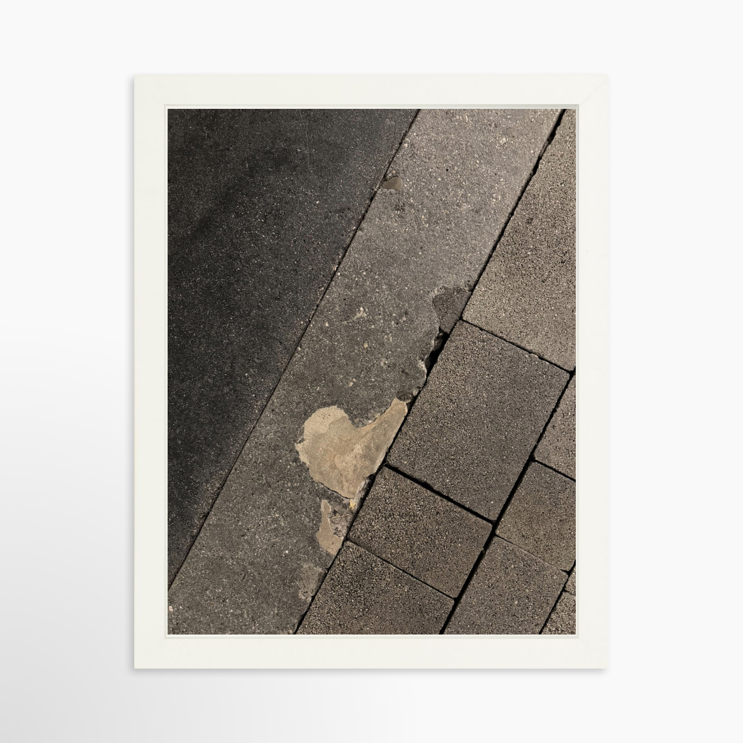 11" x 14" / White / No Mat
