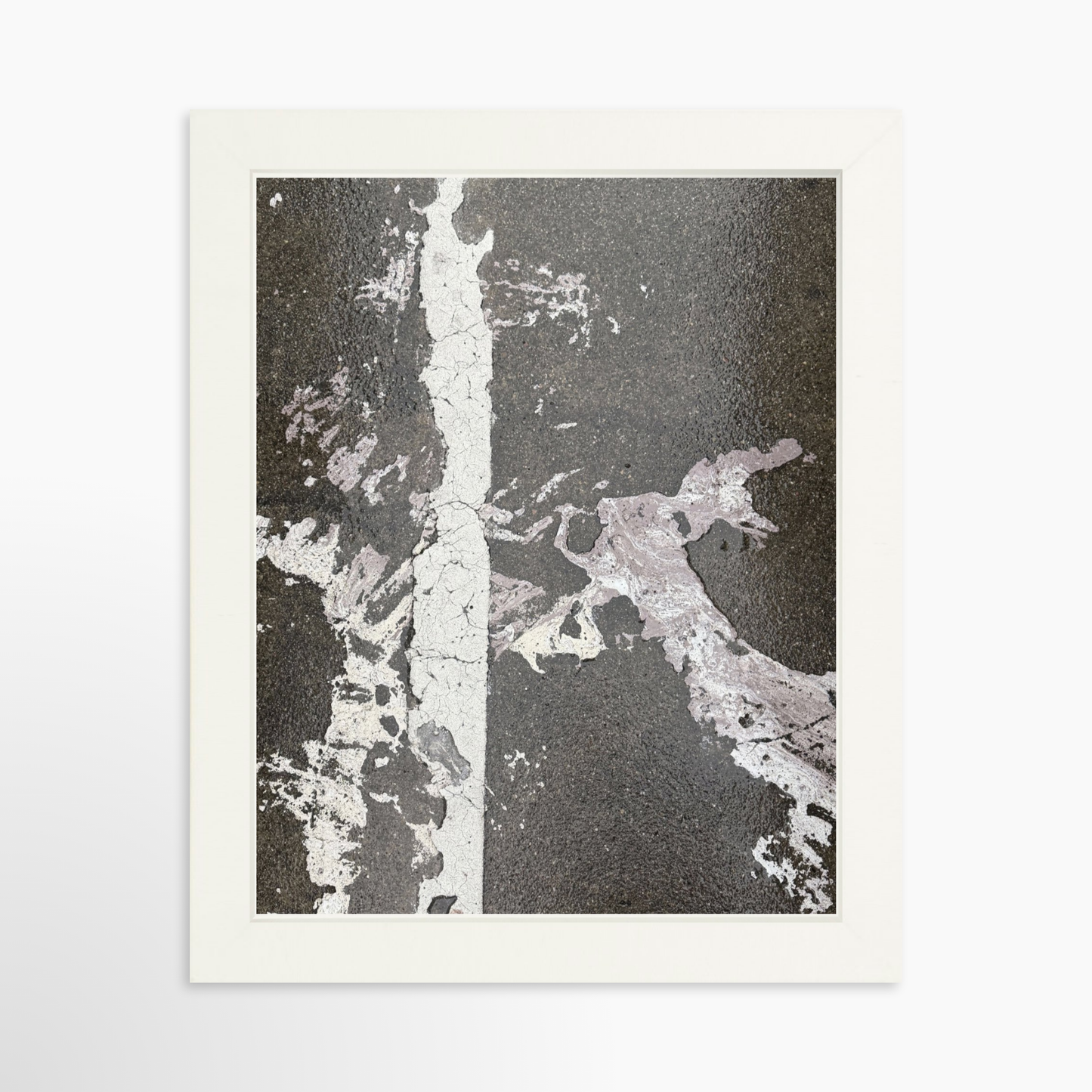8" x  10" / White / No Mat