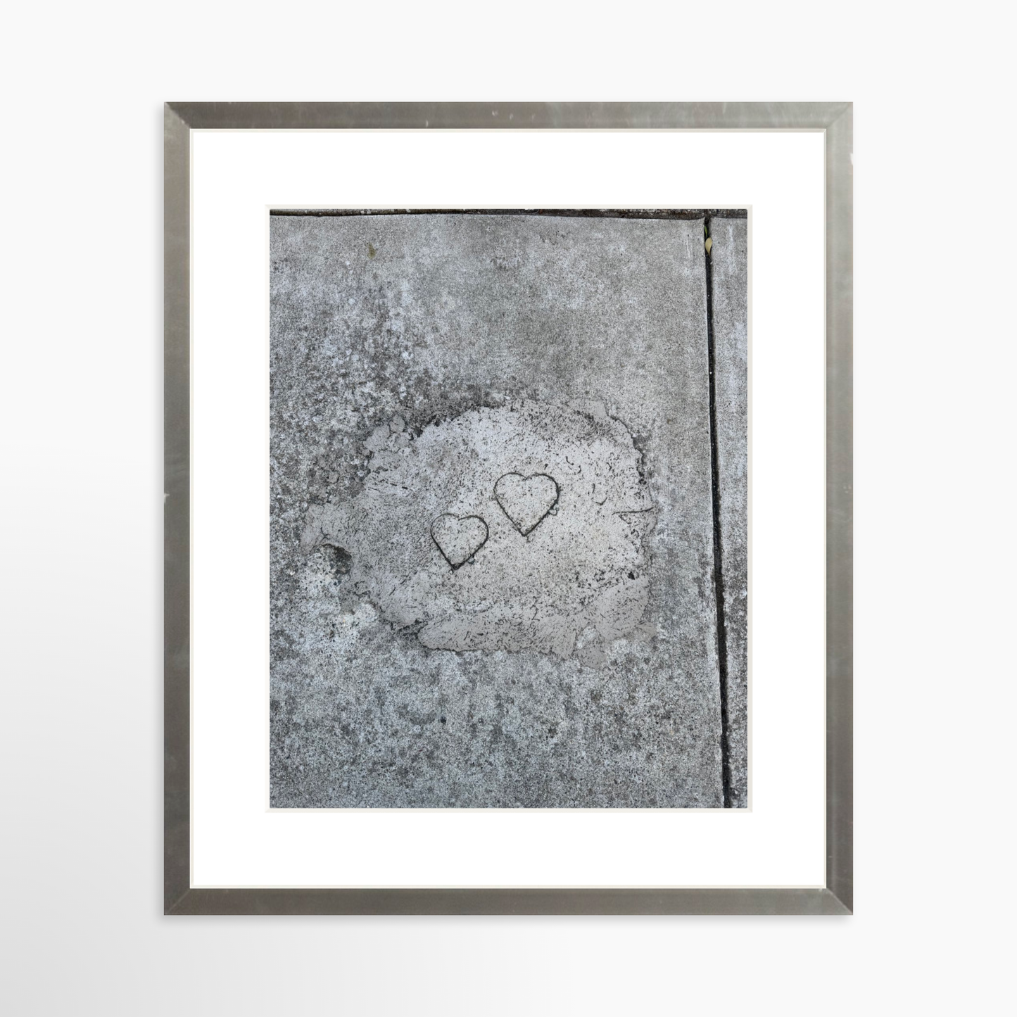 8" x  10" / Silver / Mat