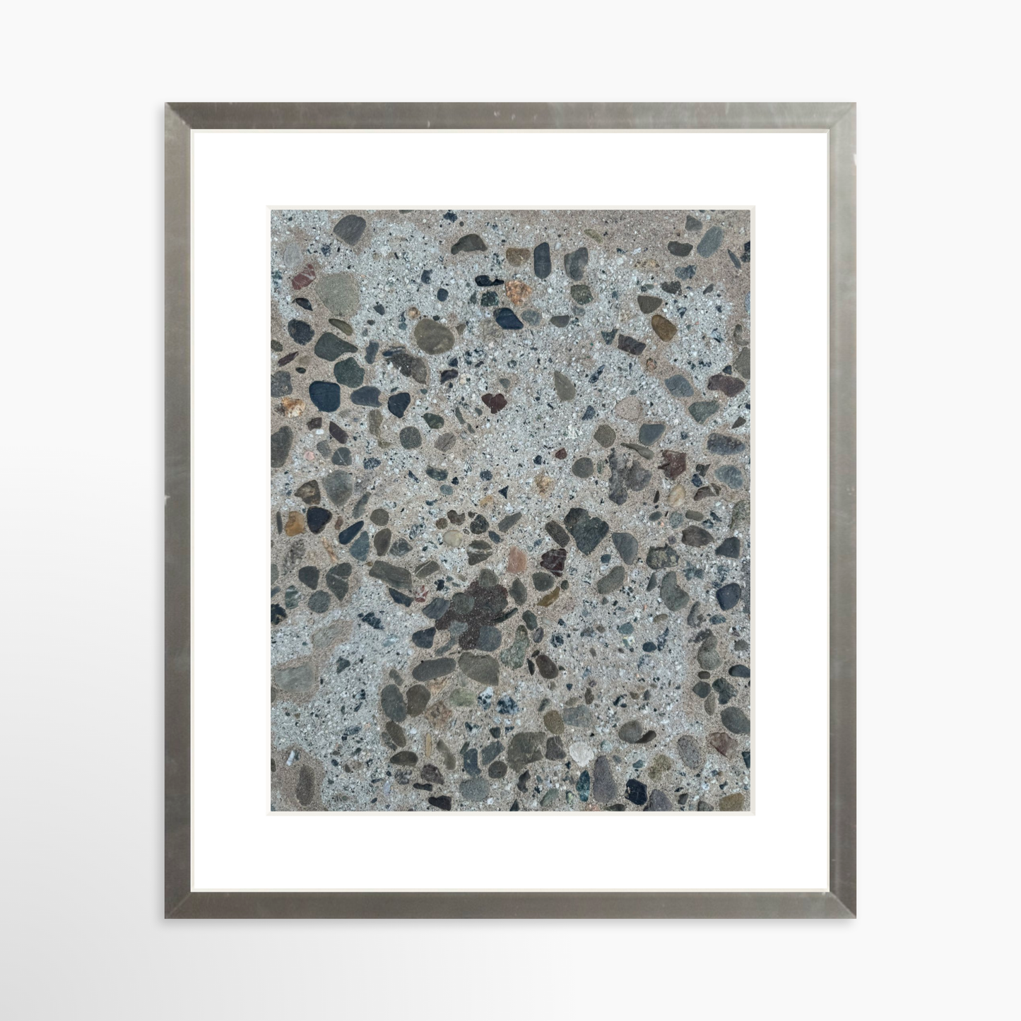 8" x  10" / Silver / Mat
