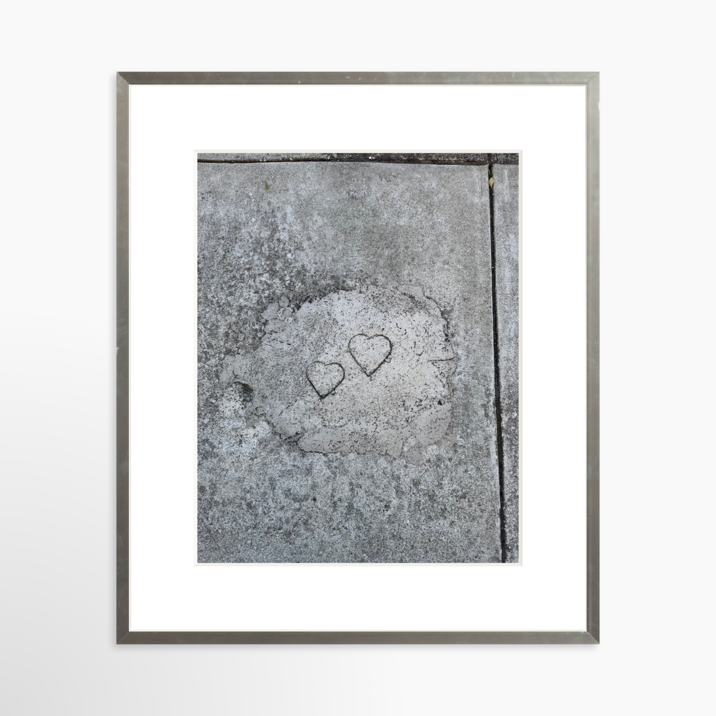 11" x 14" / Silver / Mat
